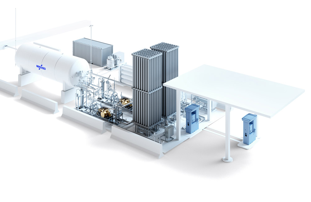 Model of a Hydrogen fueling station